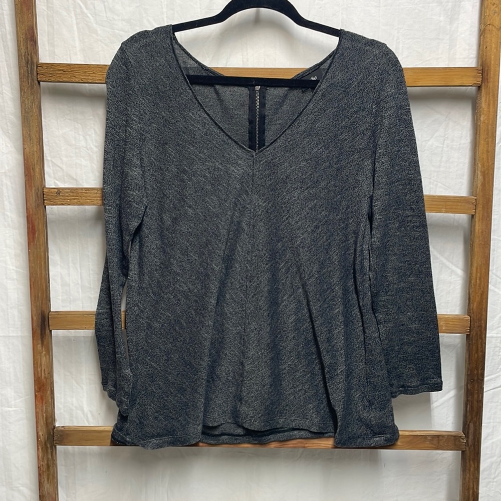 Charcoal gray sweater-like shirt